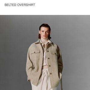ZARA BELTED OVERSHIRT